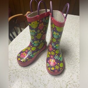 Little girl rain boots